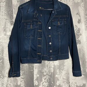 Kut from the Kloth Dark Blue Jean Jacket